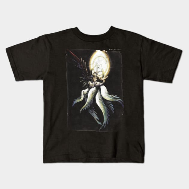 Safer Sephiroth vintage Kids T-Shirt by DRKNT